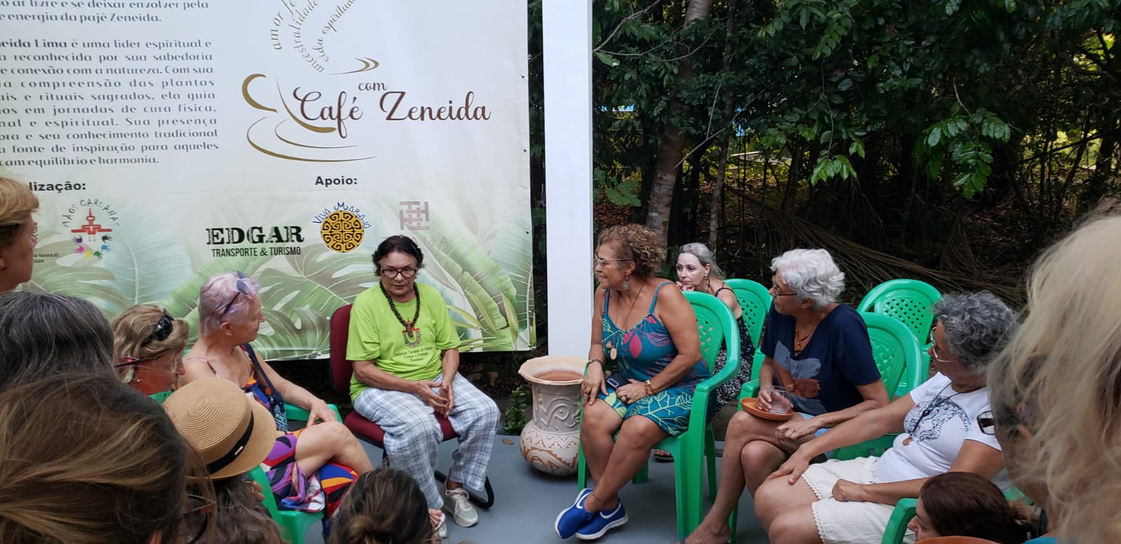 Café com Zeneida Lima: Uma Conversa que Cativou 40 Turistas Nacionais