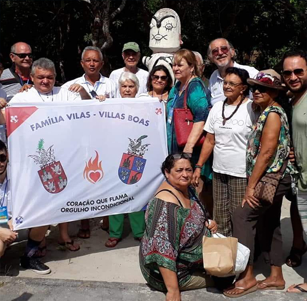 Visita da família Vilas Boas em homenagem à Dona Zeneida